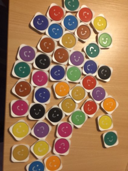 Wasserfarben mit Smiley