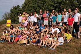 Gruppenfoto Kinderfreizeit 2015