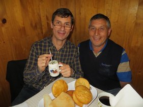 Bernd Vogt mit Pastor