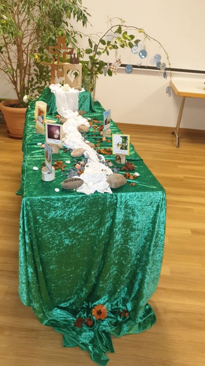 Mottotisch Hoffnungsträger sein