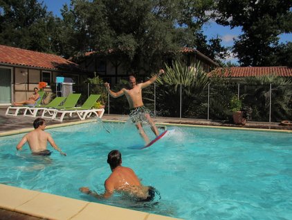 Erfrischung im Pool