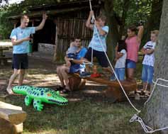 Aktion mit Krokodil